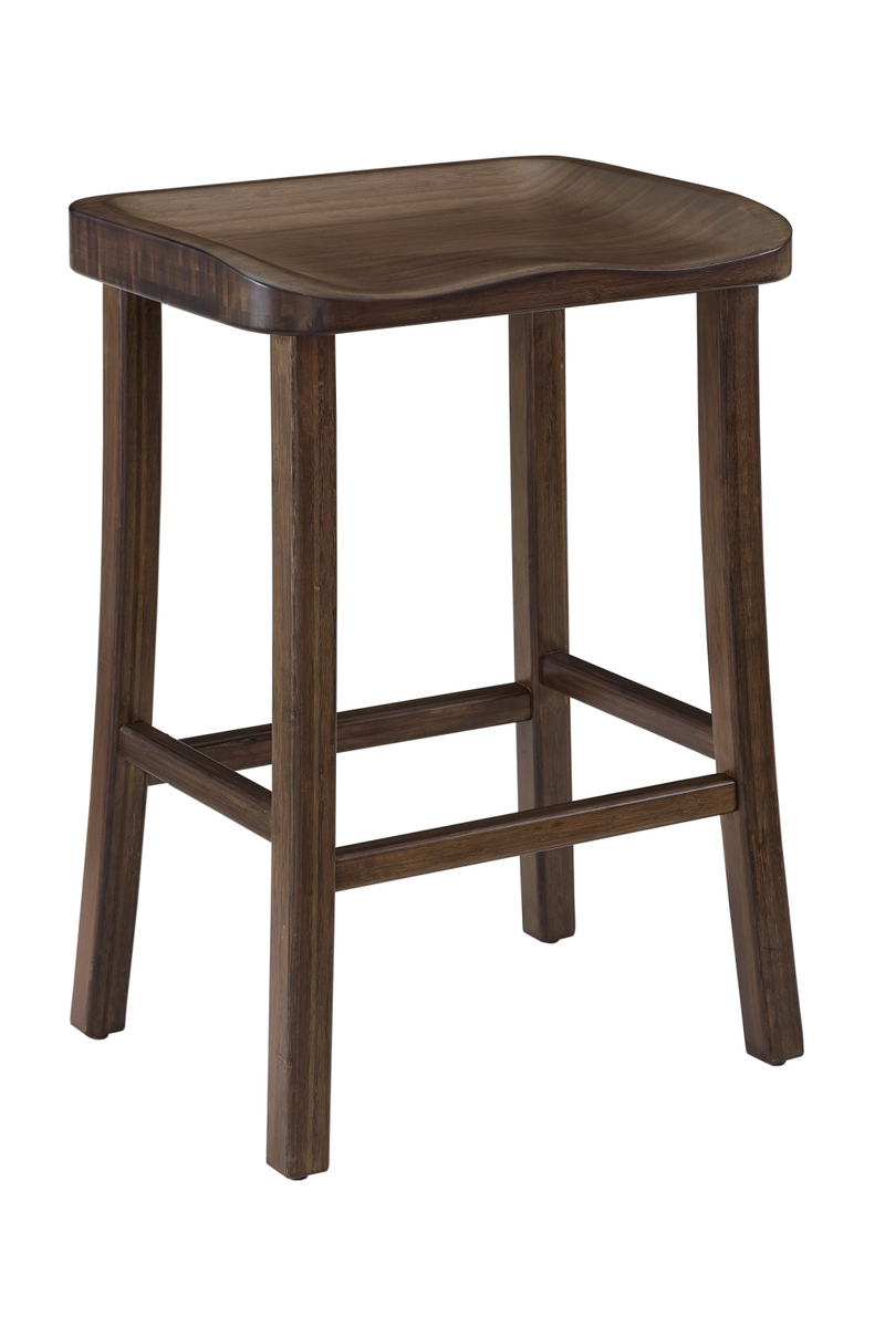 Solid Bamboo Counter Stools (2) | Greenington Tulip | Oroatrade.com