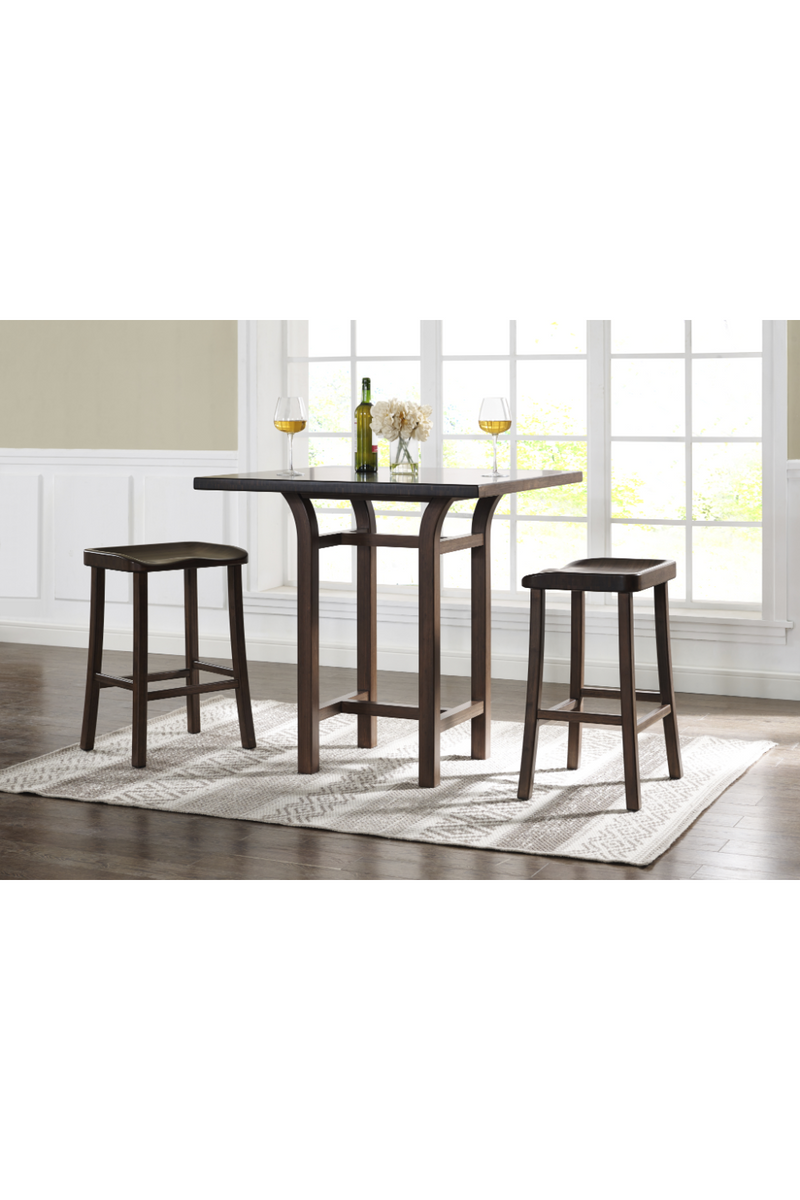 Solid Bamboo Counter Stools (2) | Greenington Tulip | Oroatrade.com