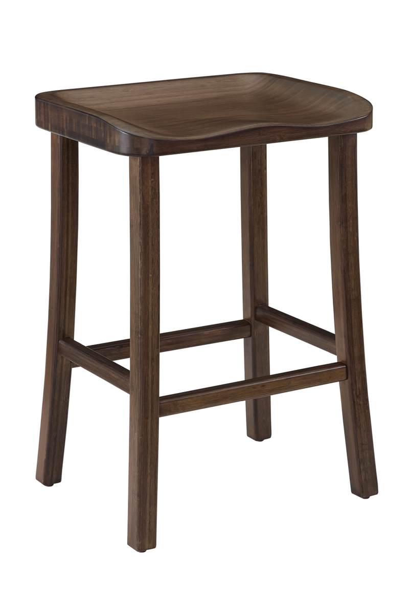 Solid Bamboo Counter Stools (2) | Greenington Tulip | Oroatrade.com