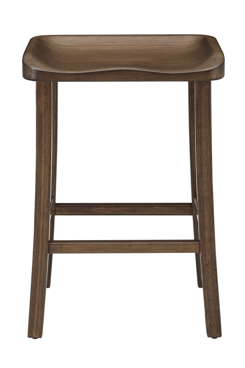 Solid Bamboo Counter Stools (2) | Greenington Tulip | Oroatrade.com