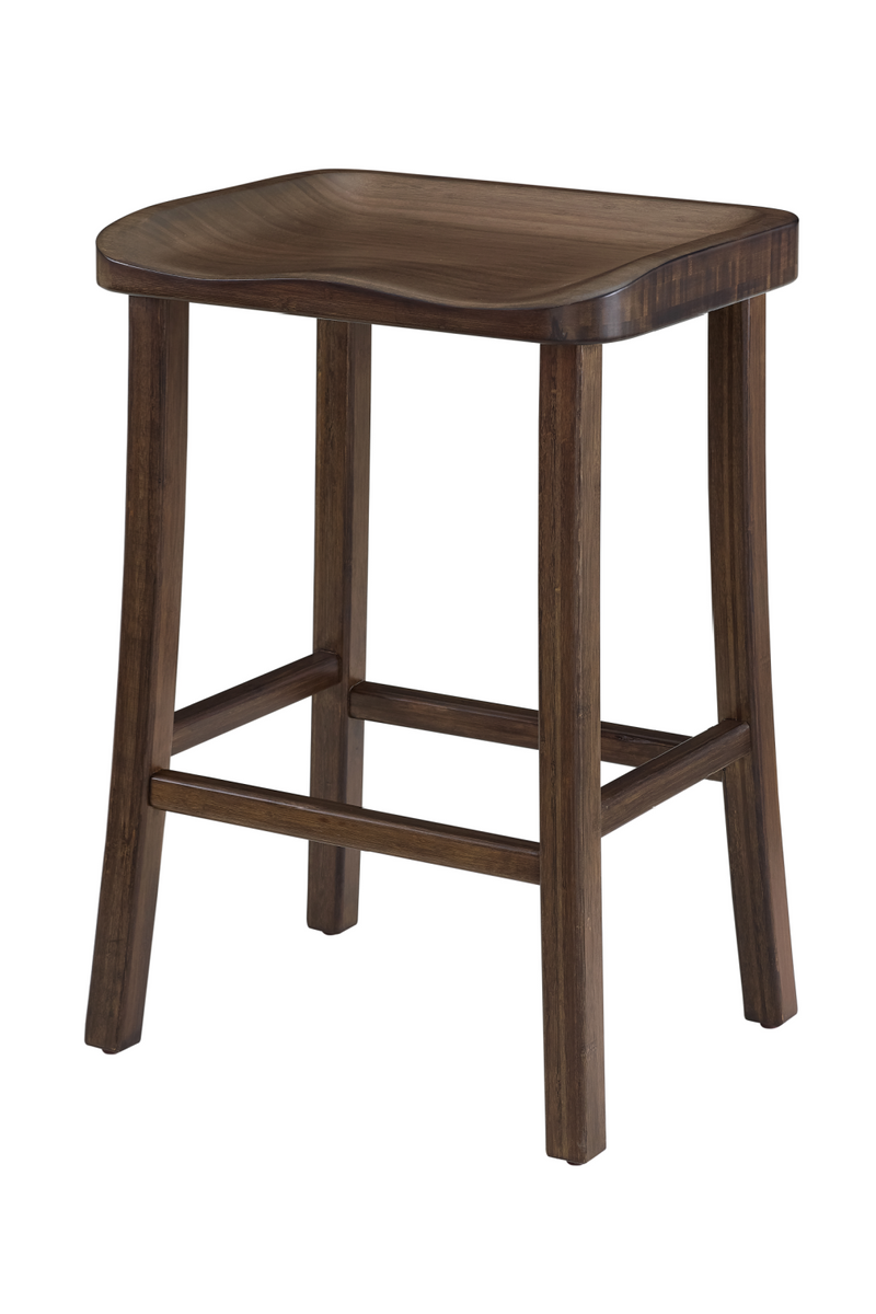 Solid Bamboo Counter Stools (2) | Greenington Tulip | Oroatrade.com