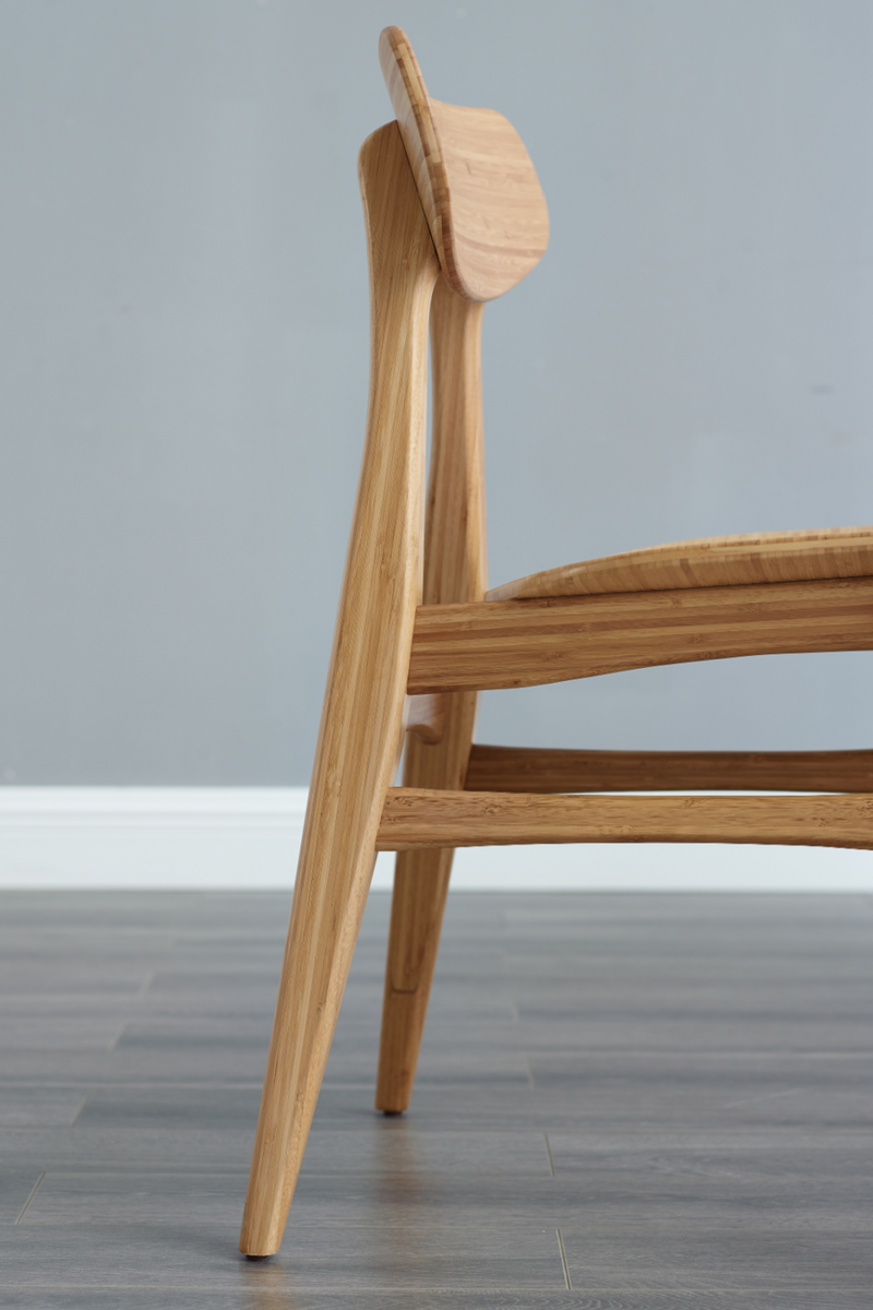 Scandinavian Bamboo Dining Chair (Set of 2) | Greenington Cassia | Oroatrade.com