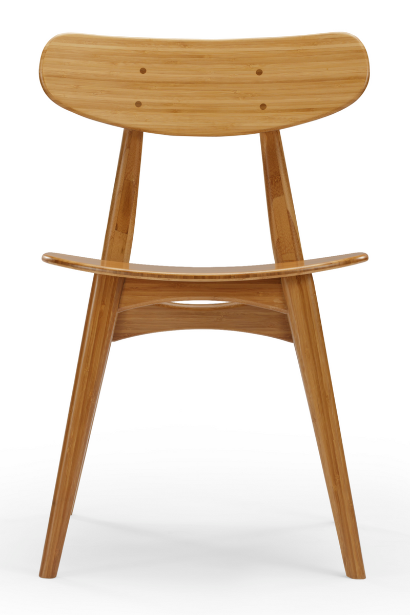 Scandinavian Bamboo Dining Chair (Set of 2) | Greenington Cassia | Oroatrade.com