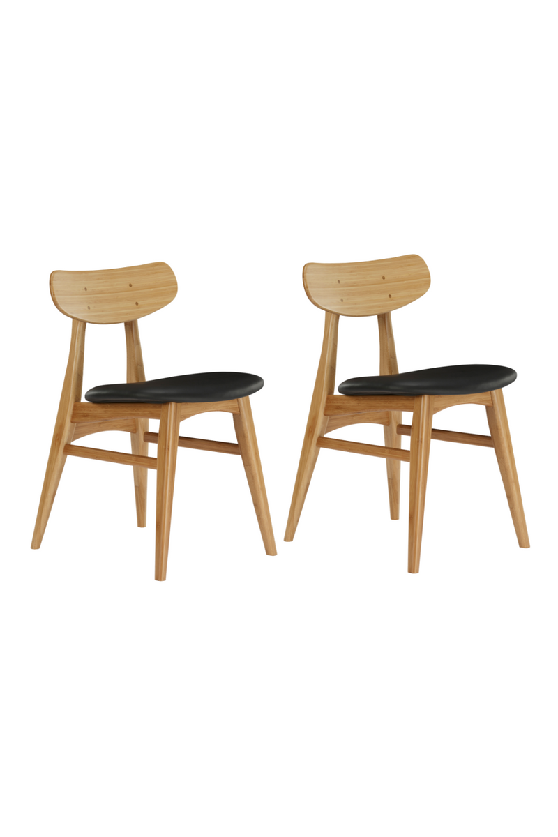 Scandinavian Bamboo Dining Chair (Set of 2) | Greenington Cassia | Oroatrade.com