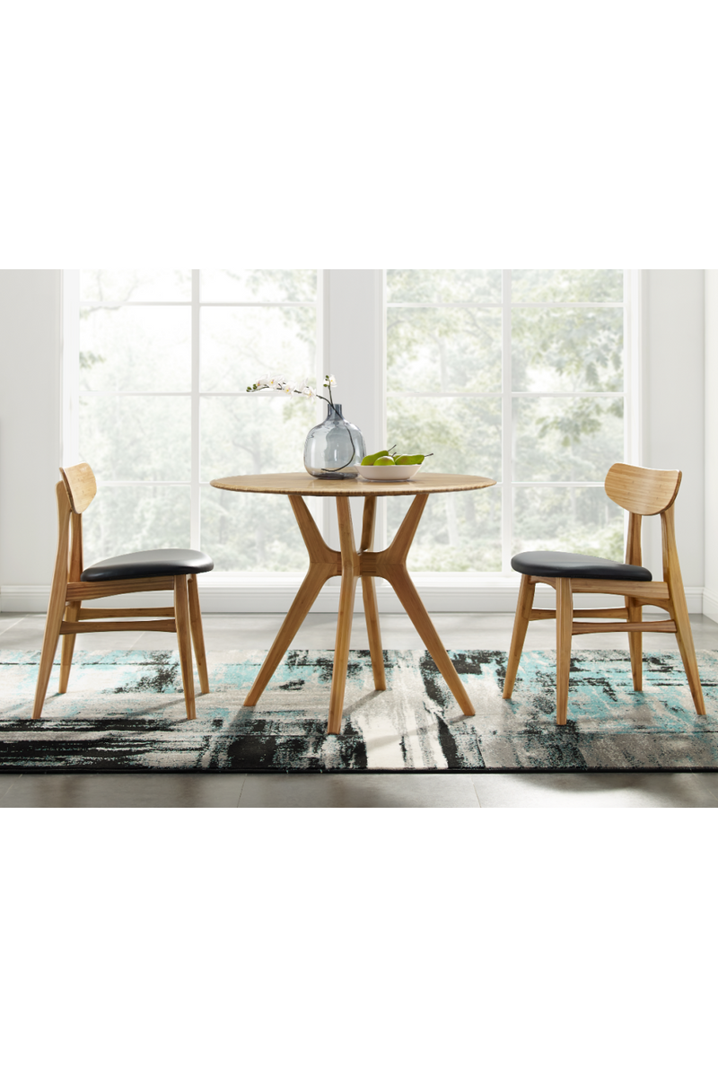 Scandinavian Bamboo Dining Chair (Set of 2) | Greenington Cassia | Oroatrade.com