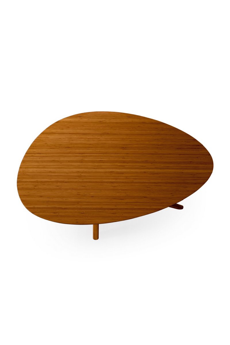 Oval Bamboo Coffee Table | Greenington Rosemary | Oroatrade.com