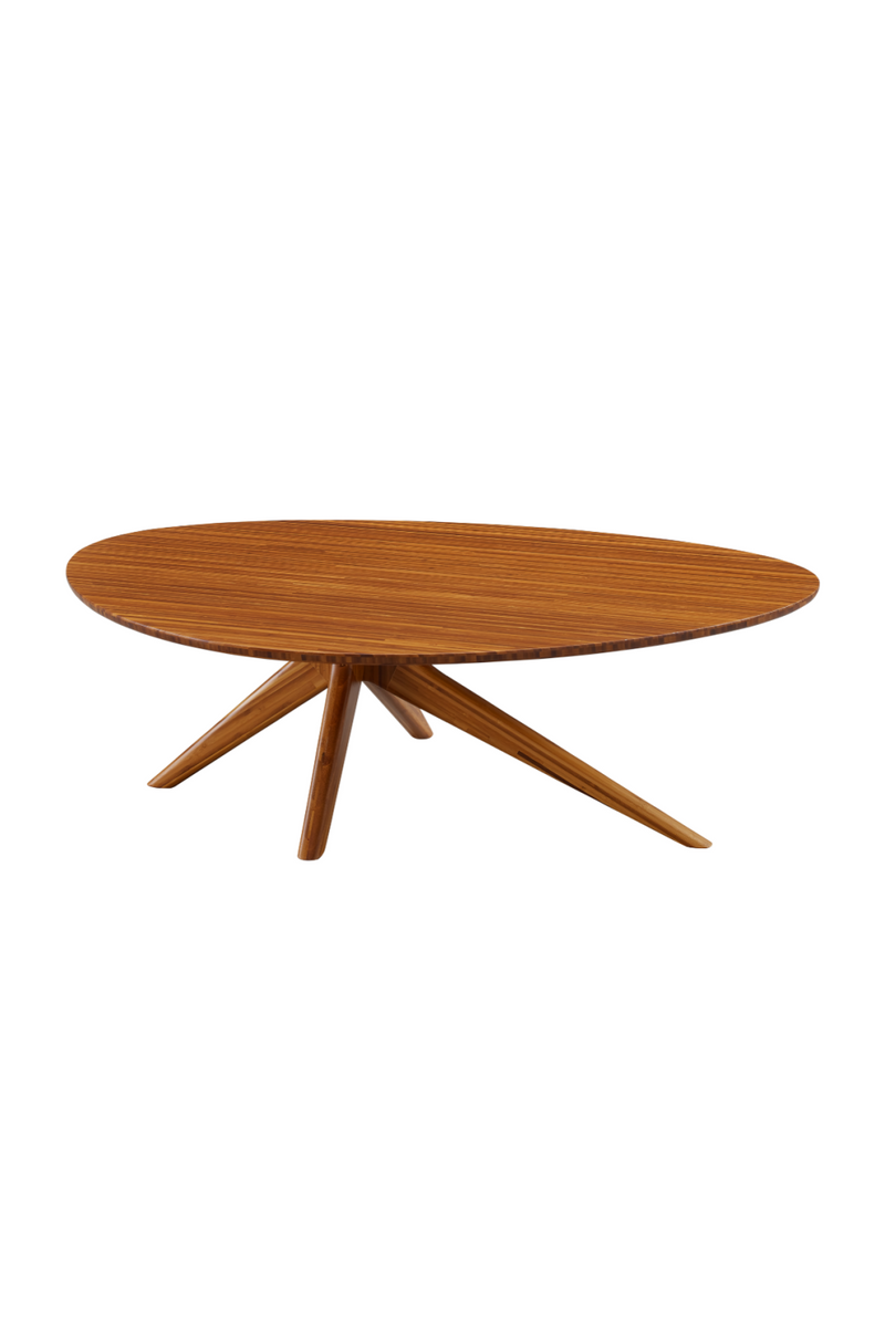 Oval Bamboo Coffee Table | Greenington Rosemary | Oroatrade.com