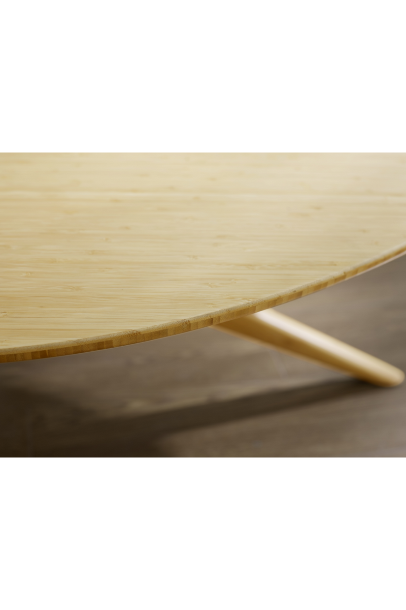 Oval Bamboo Coffee Table | Greenington Rosemary | Oroatrade.com