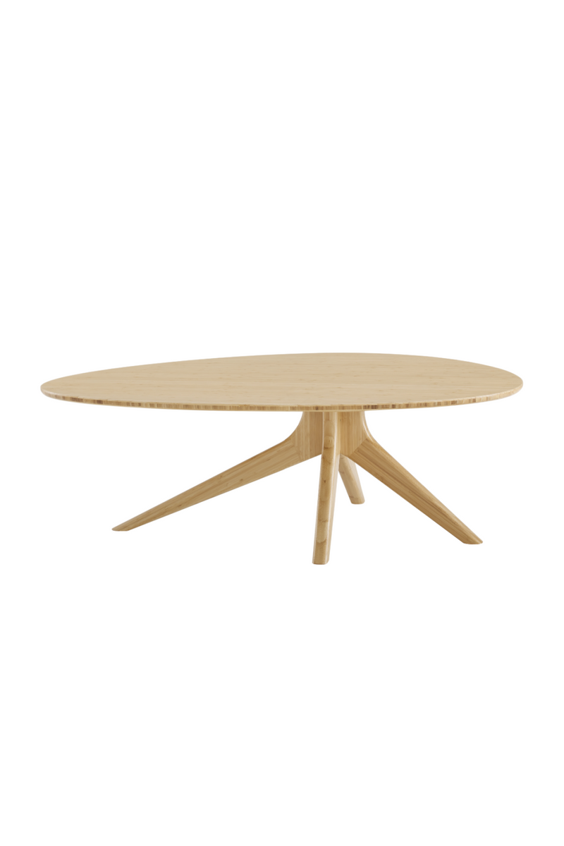 Oval Bamboo Coffee Table | Greenington Rosemary | Oroatrade.com