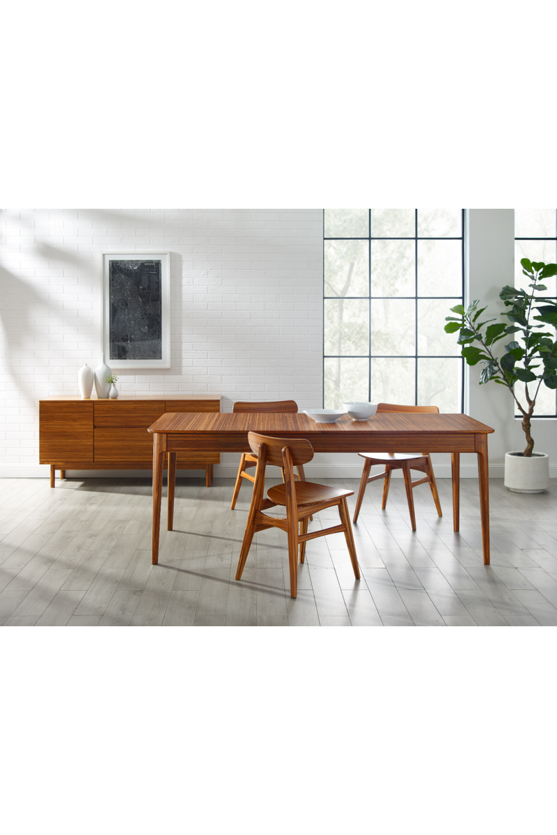 Extendable Bamboo Dining Table | Greenington Erikka | Oroatrade.com