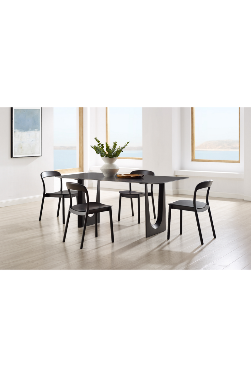 Solid Bamboo Modern Dining Table | Greenington Hanna | Oroatrade.com