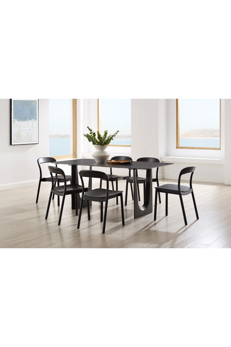 Solid Bamboo Modern Dining Table | Greenington Hanna | Oroatrade.com