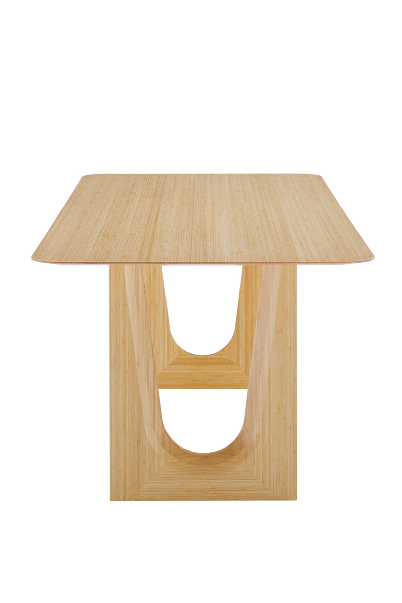 Solid Bamboo Modern Dining Table | Greenington Hanna | Oroatrade.com