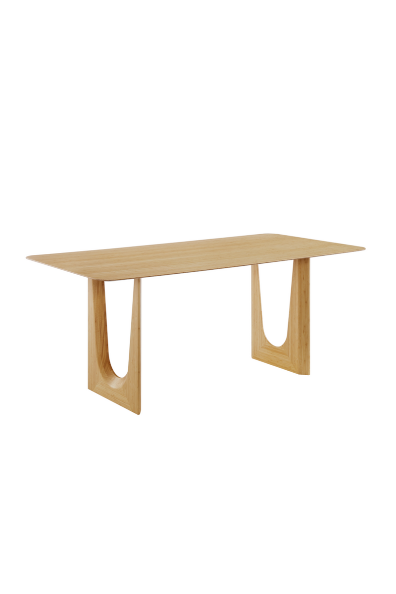 Solid Bamboo Modern Dining Table | Greenington Hanna | Oroatrade.com