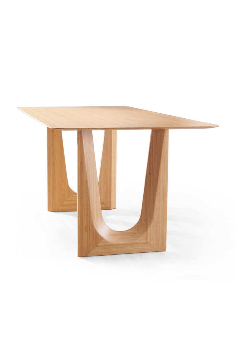 Solid Bamboo Modern Dining Table | Greenington Hanna | Oroatrade.com