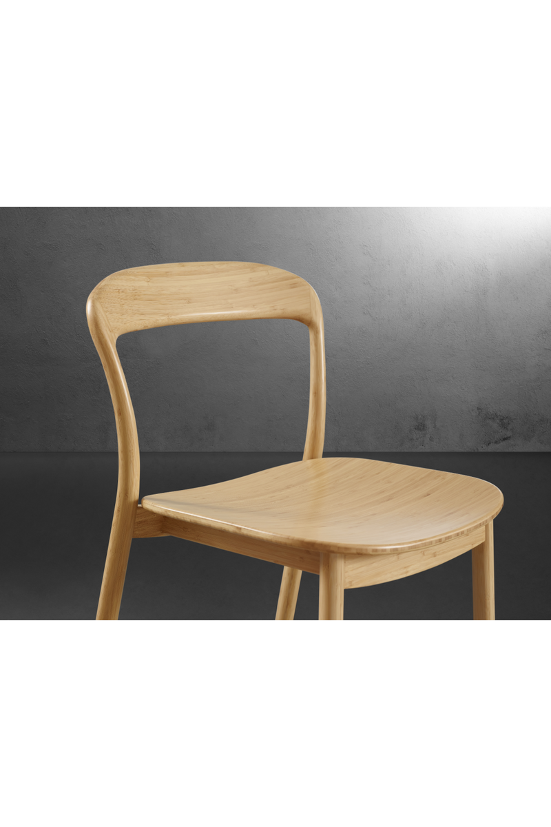 Bamboo Open-Framed Dining Chair (Set of 2) | Greenington Hanna | Oroatrade.com