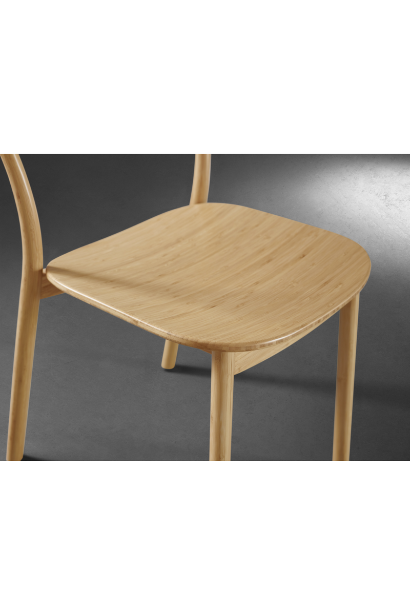 Bamboo Open-Framed Dining Chair (Set of 2) | Greenington Hanna | Oroatrade.com