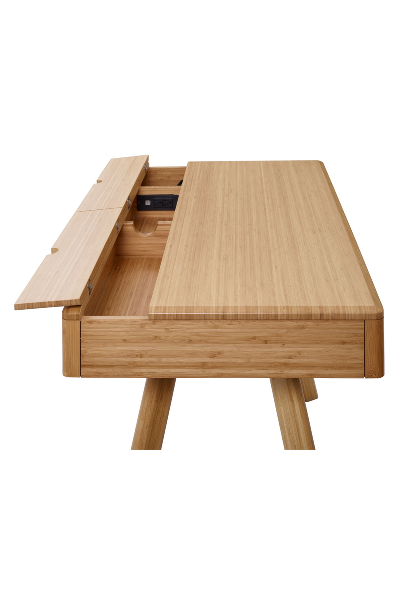 Modern Bamboo 2-Drawer Desk | Greenington Jasmine | Ooatrade.com