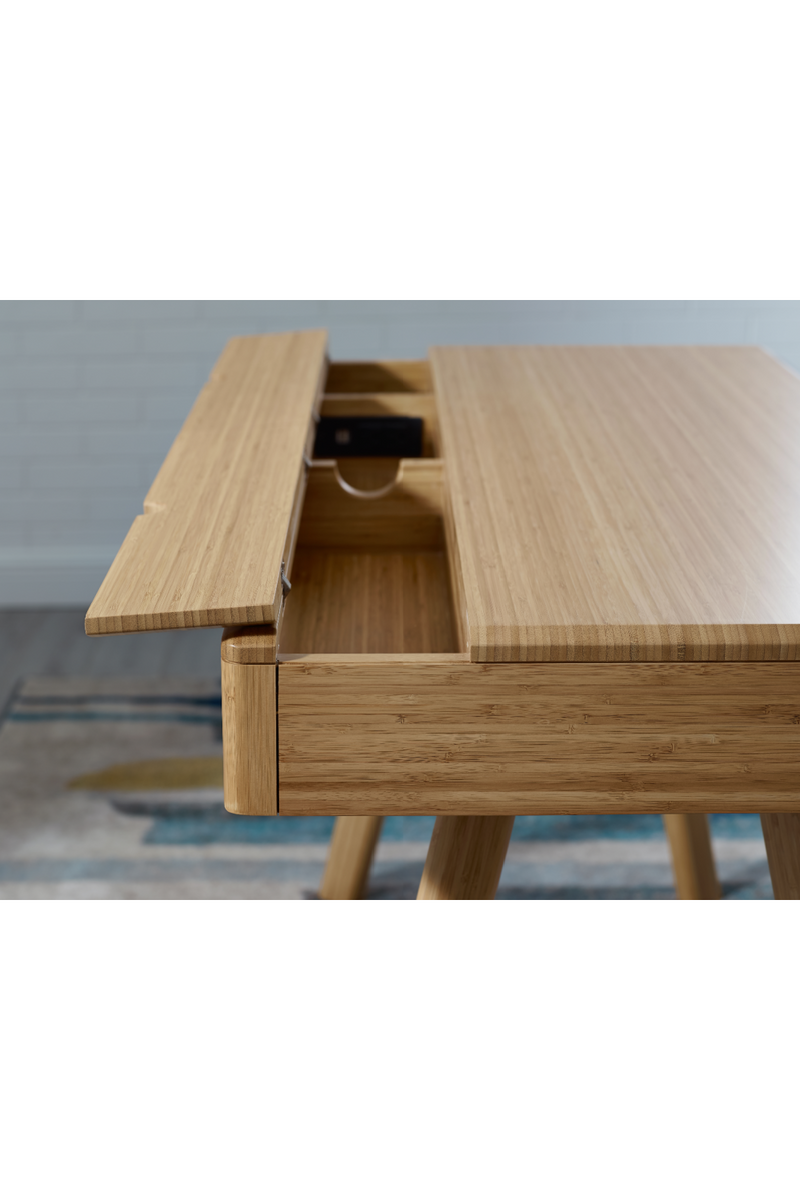 Modern Bamboo 2-Drawer Desk | Greenington Jasmine | Ooatrade.com