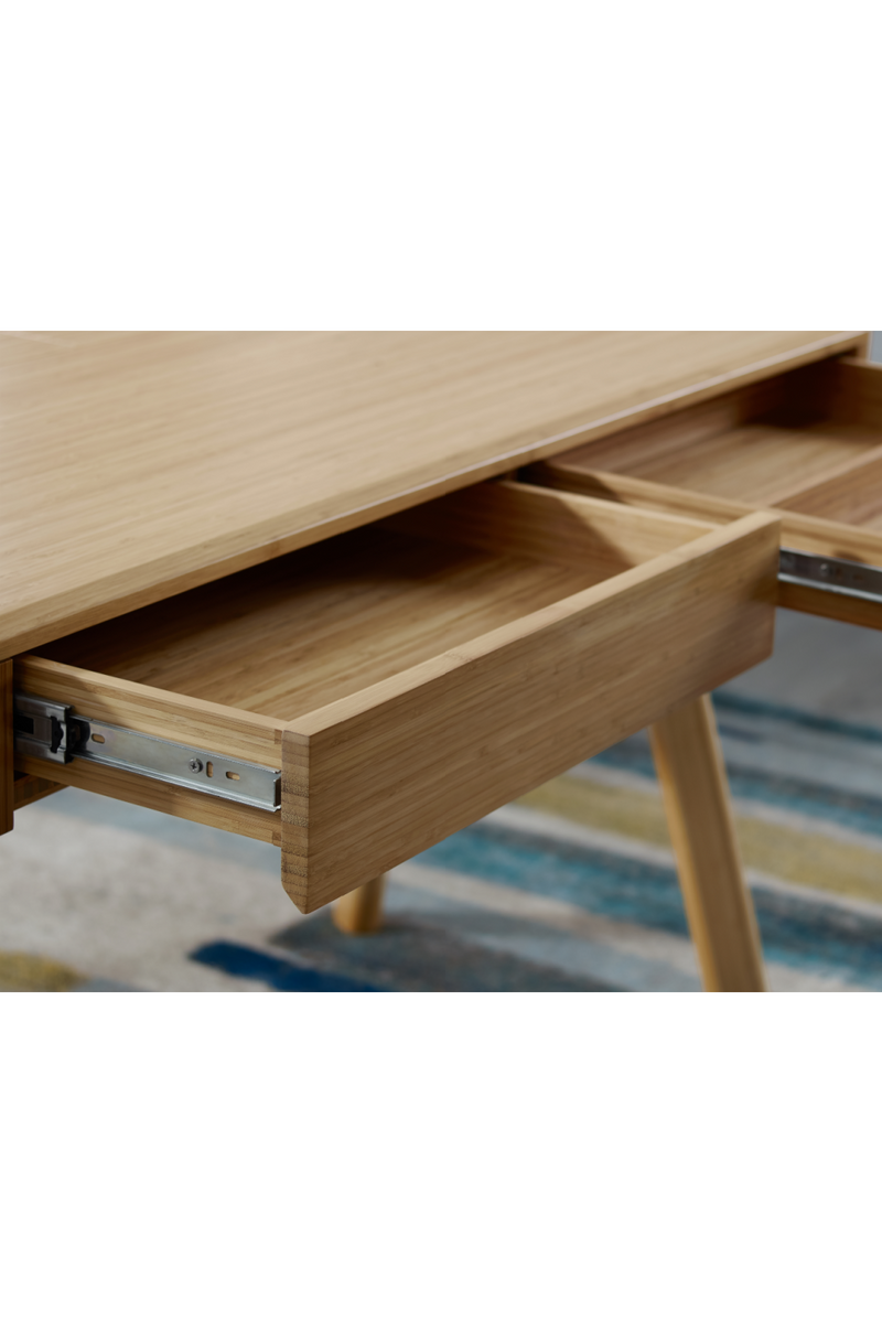 Modern Bamboo 2-Drawer Desk | Greenington Jasmine | Ooatrade.com