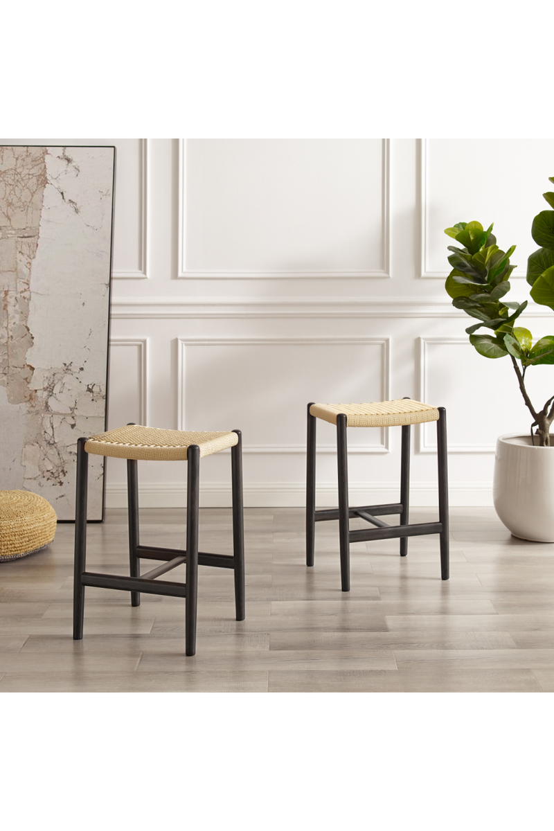 Cord Seat Counter Stool | Greenington Leif | Oroatrade.com