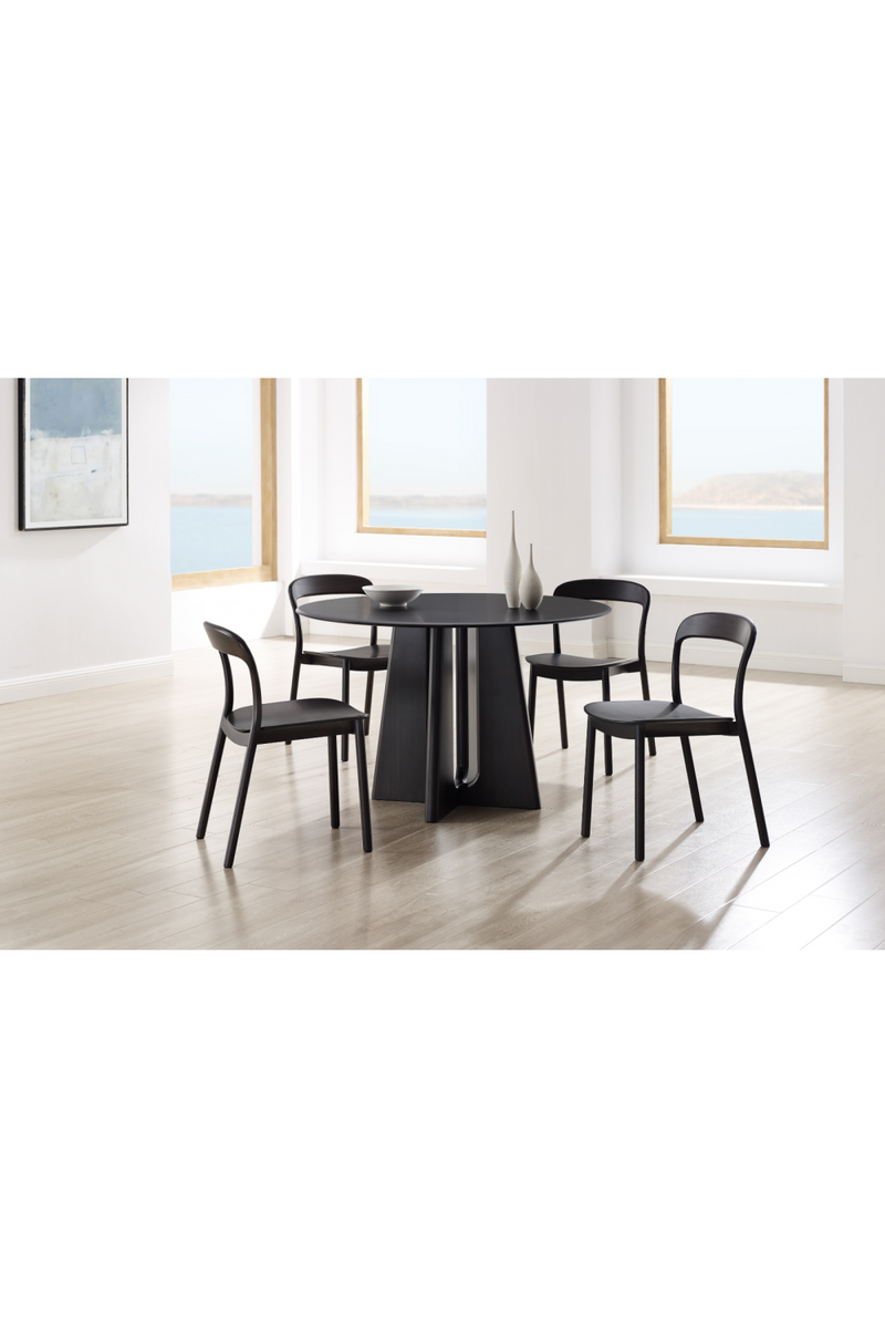 Bamboo Round Dining Table | Greenington Luna | Oroatrade.com