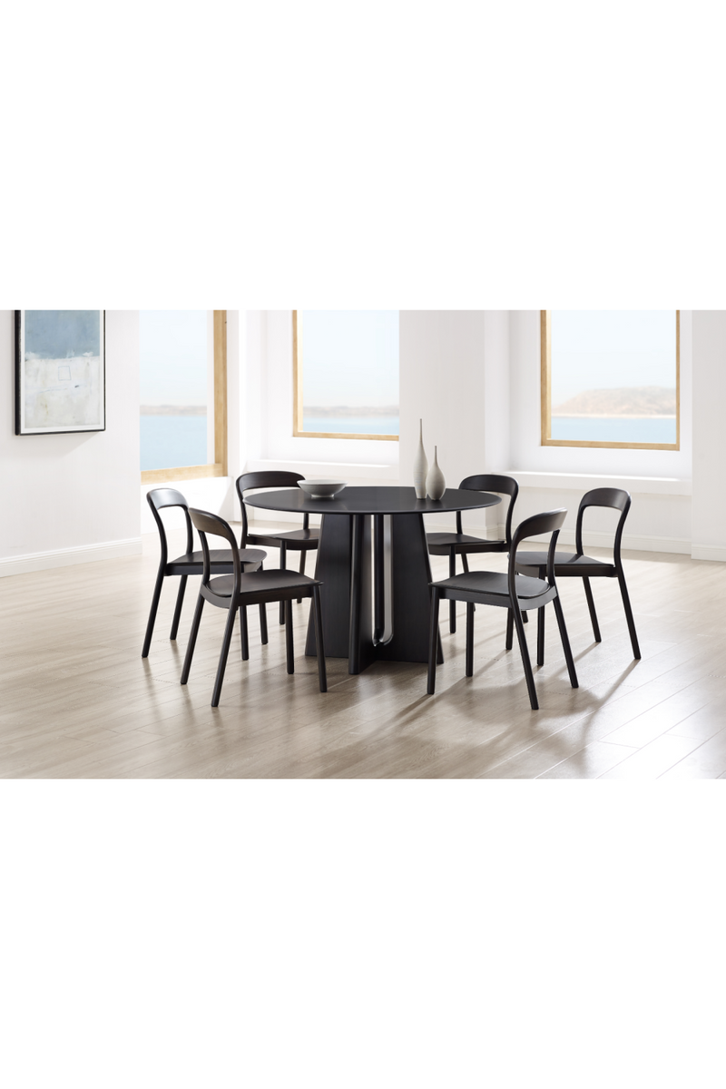 Bamboo Round Dining Table | Greenington Luna | Oroatrade.com