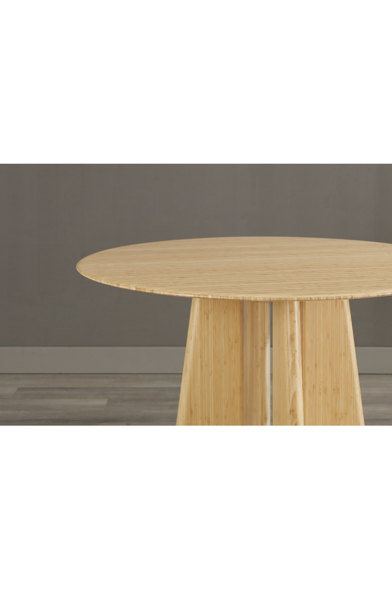 Bamboo Round Dining Table | Greenington Luna | Oroatrade.com