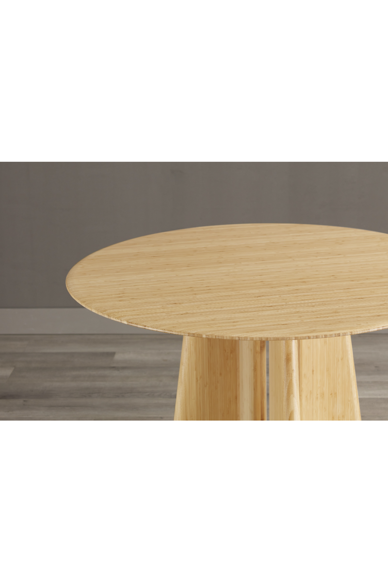 Bamboo Round Dining Table | Greenington Luna | Oroatrade.com