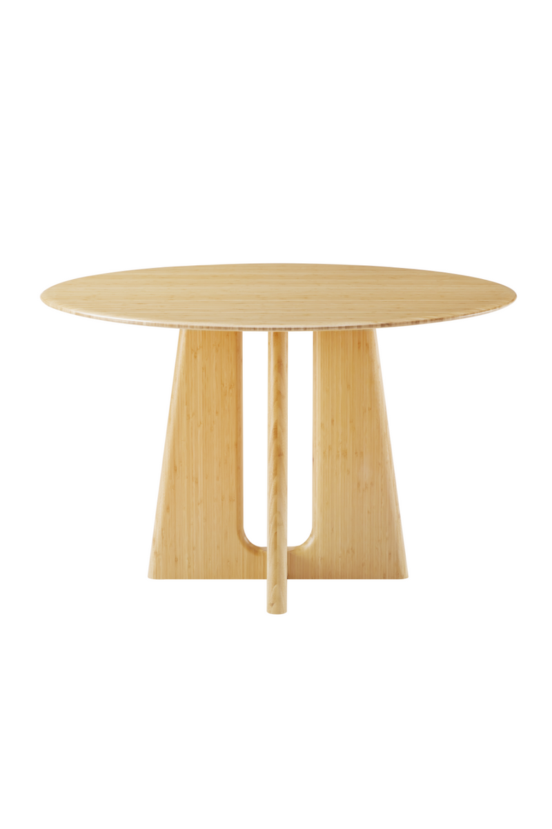 Bamboo Round Dining Table | Greenington Luna | Oroatrade.com