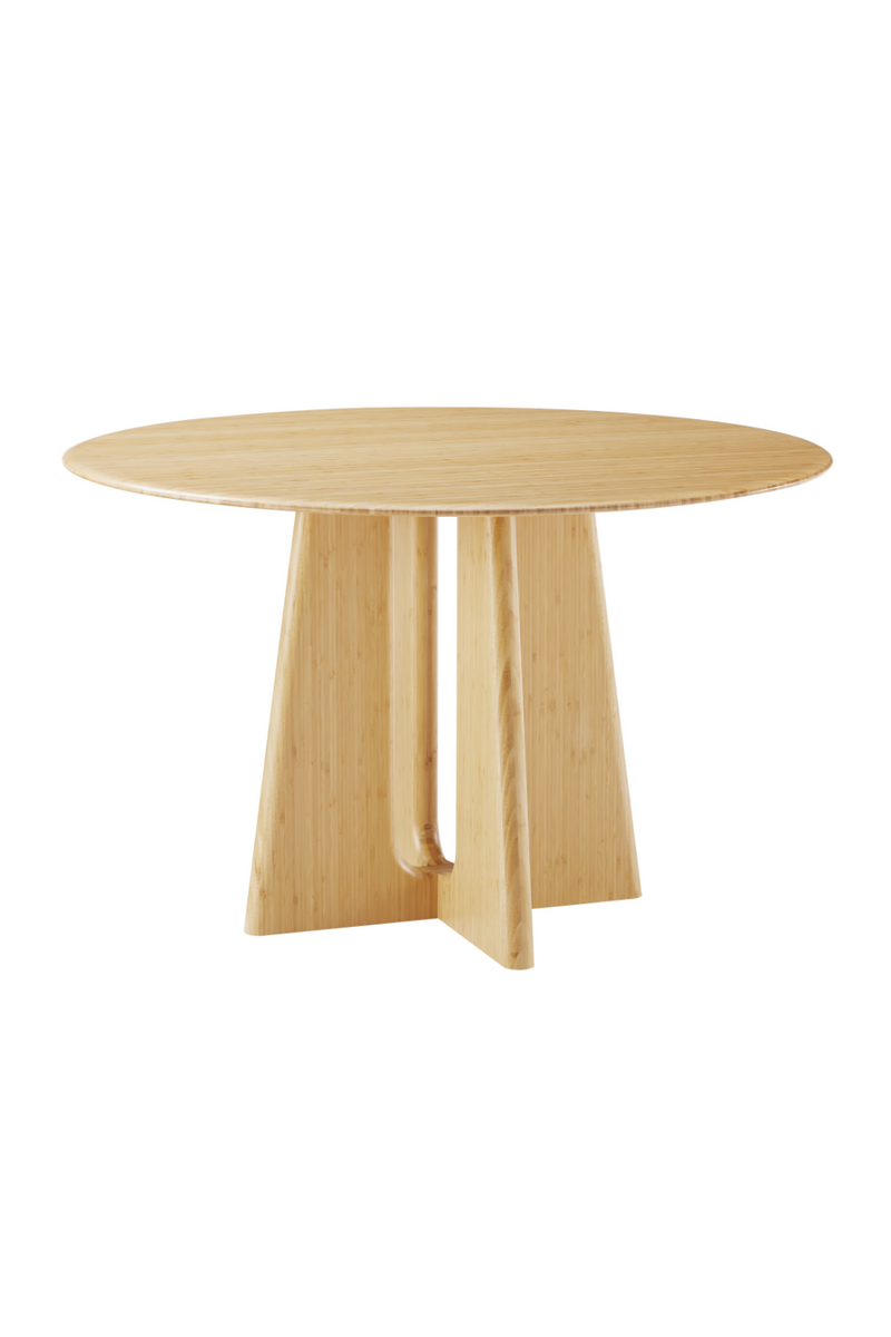 Bamboo Round Dining Table | Greenington Luna | Oroatrade.com