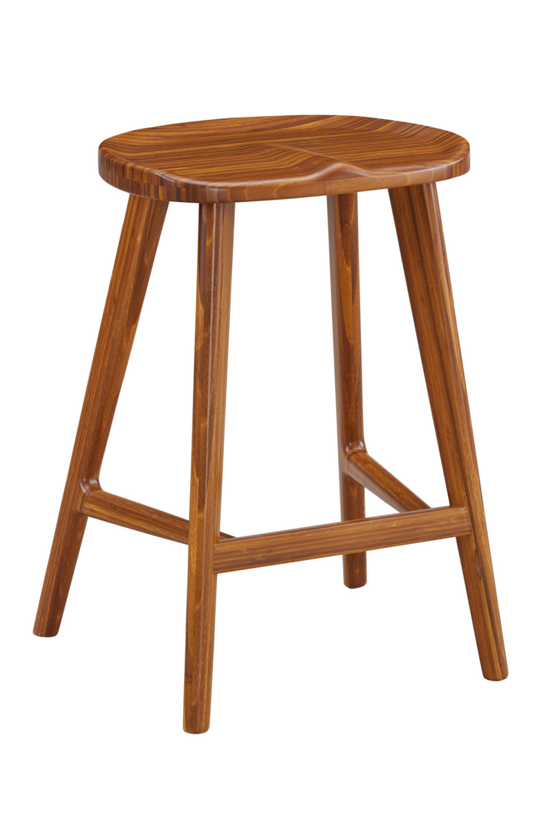 Amber Bamboo Counter Stools (2) | Greenington Max | Oroatrade.com