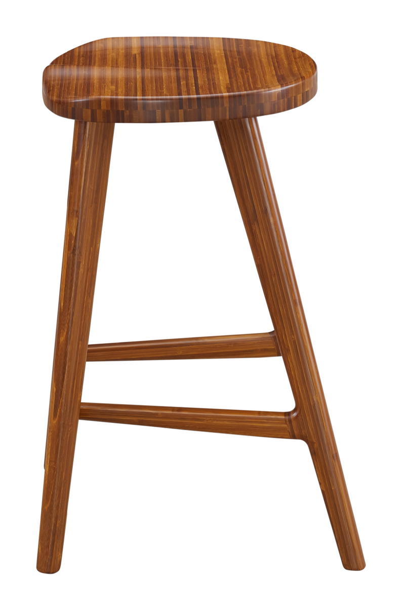 Amber Bamboo Counter Stools (2) | Greenington Max | Oroatrade.com