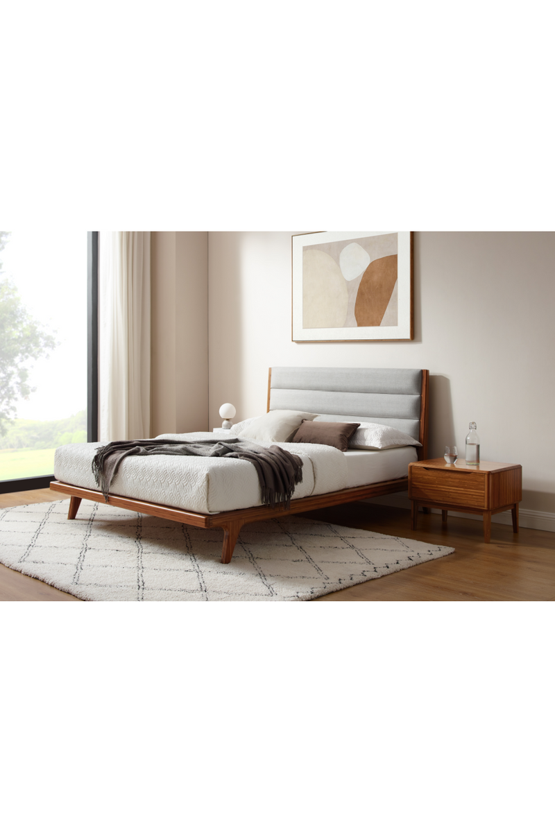 Upholstered Bamboo Platform Bed | Greenington Mercury | Oroatrade.com