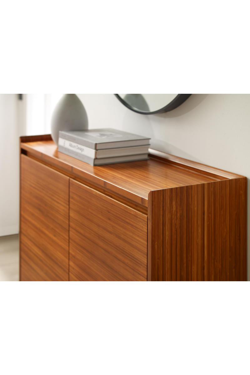 Bamboo Modern 2-Door Console | Greenington Mira | Oroatrade.com