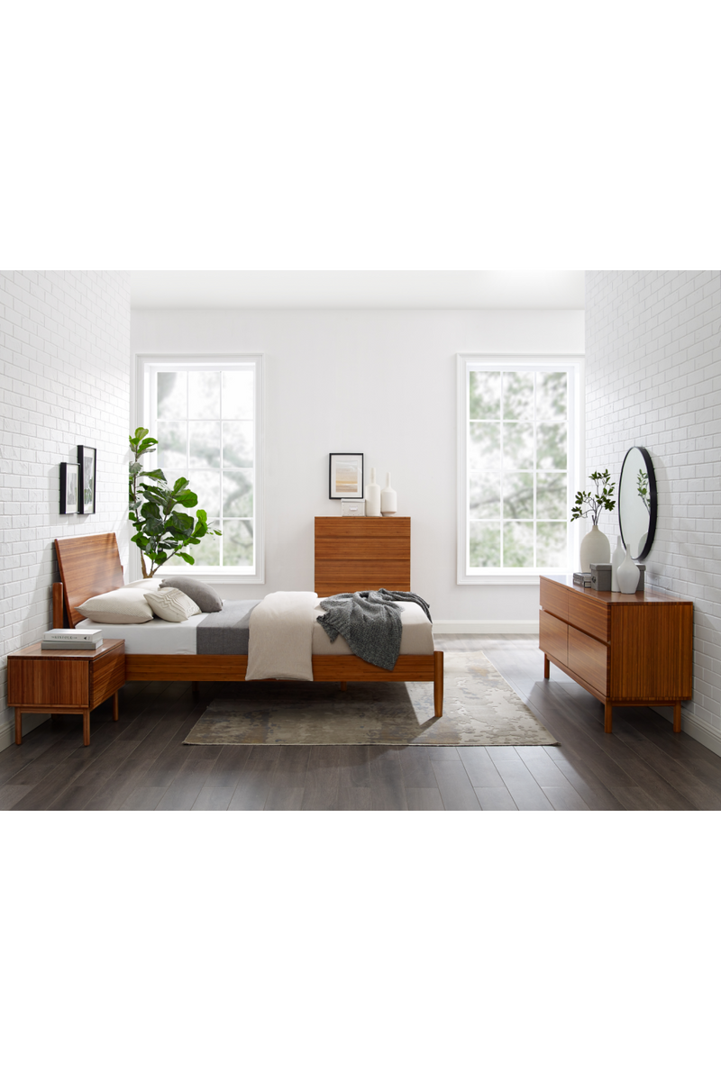 Modern Minimalist Bamboo Platform Bed | Greenington Monterey | Oroatrade.com