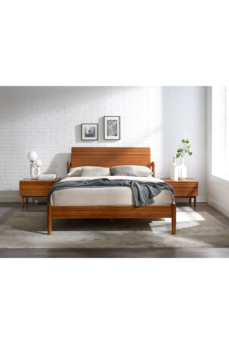 Modern Minimalist Bamboo Platform Bed | Greenington Monterey | Oroatrade.com