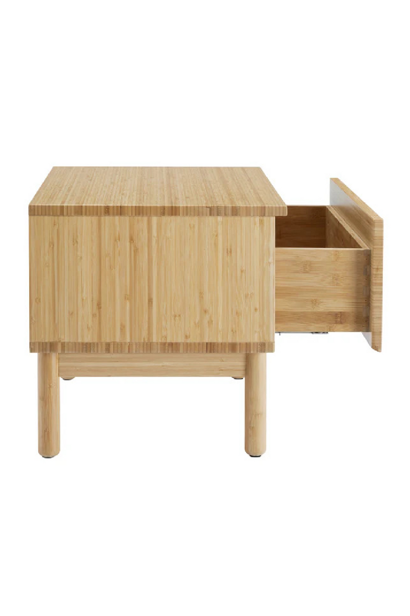 Bamboo Scandinavian 1-Drawer Nightstand | Greenington Monterey | Oroatrade.com