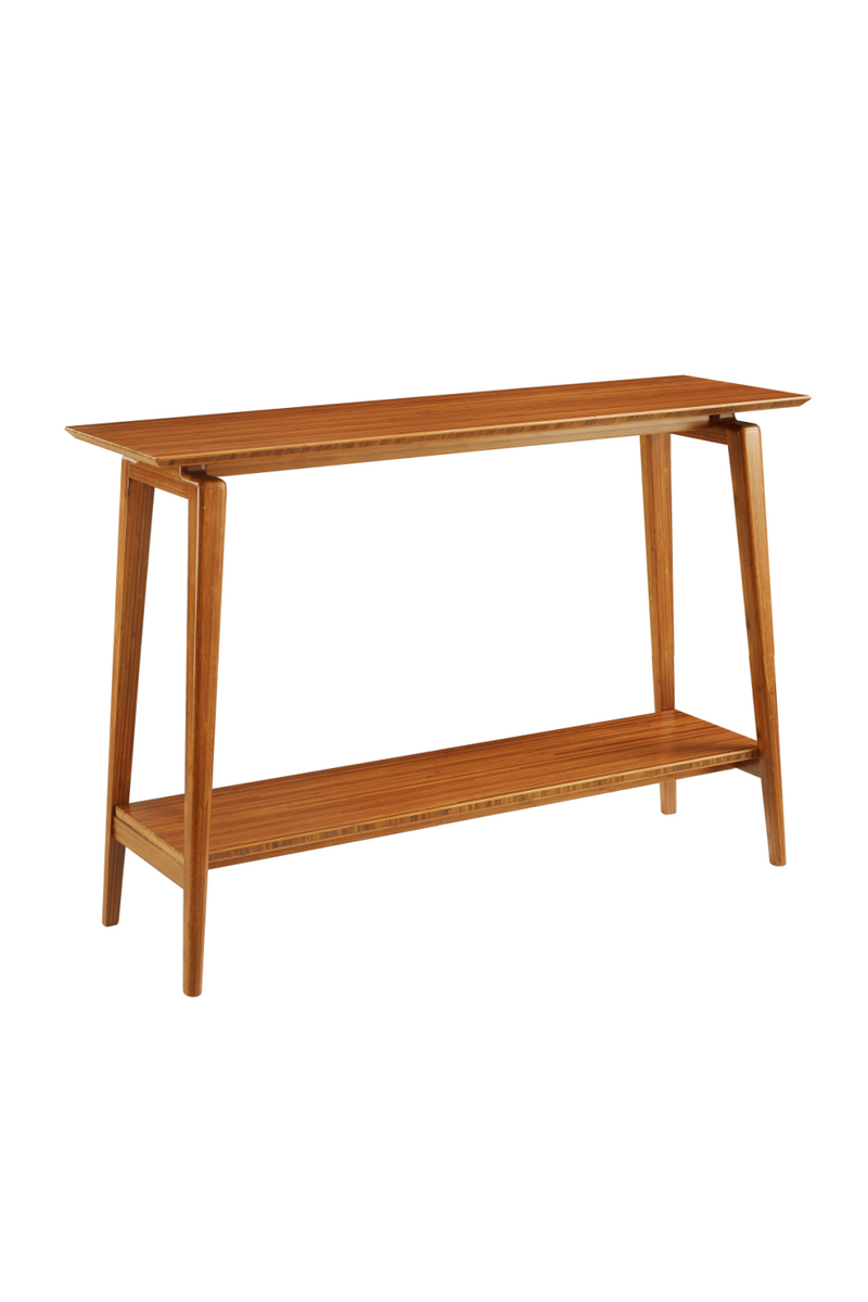 Two-Tiered Bamboo Console Table | Greenington Antares | Oroatrade.com