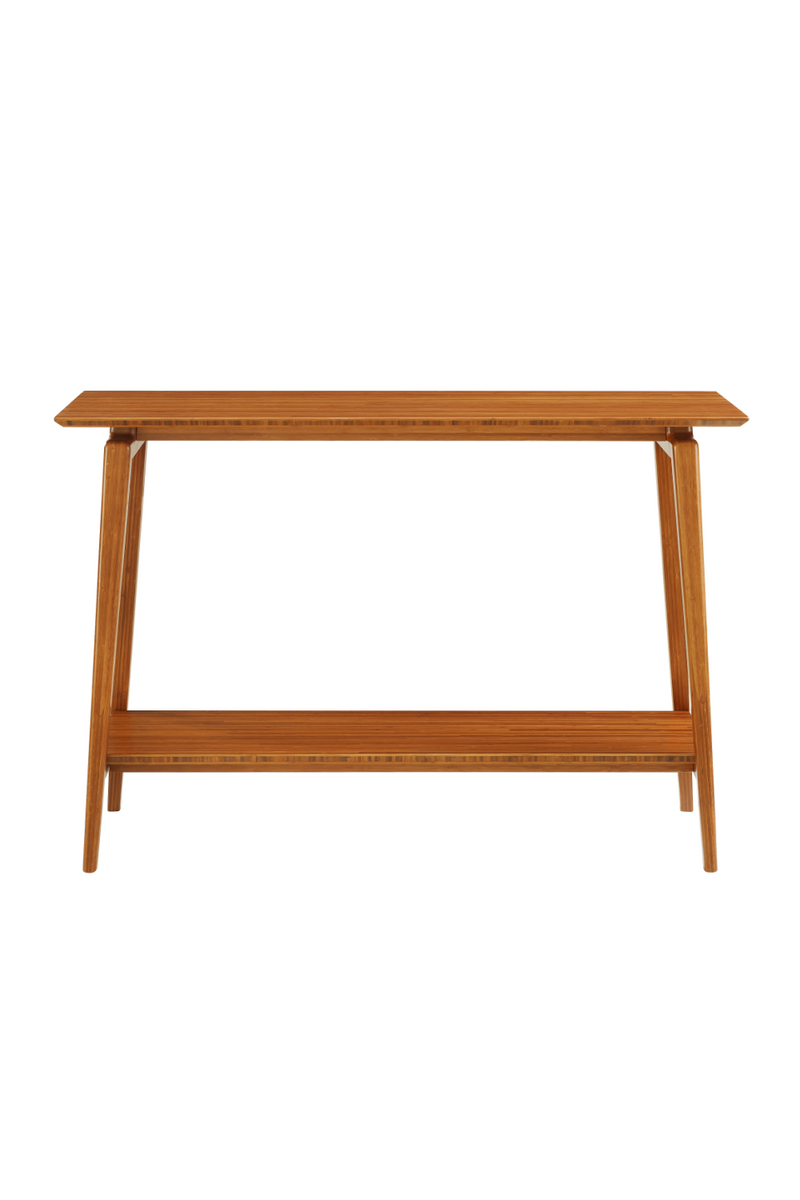 Two-Tiered Bamboo Console Table | Greenington Antares | Oroatrade.com