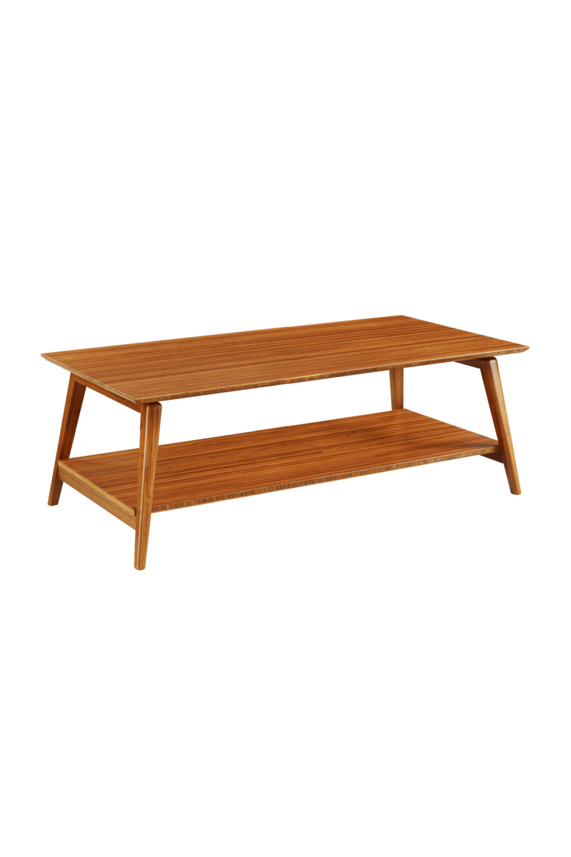 Two-Tiered Bamboo Coffee Table | Greenington Antares | Oroatrade.com