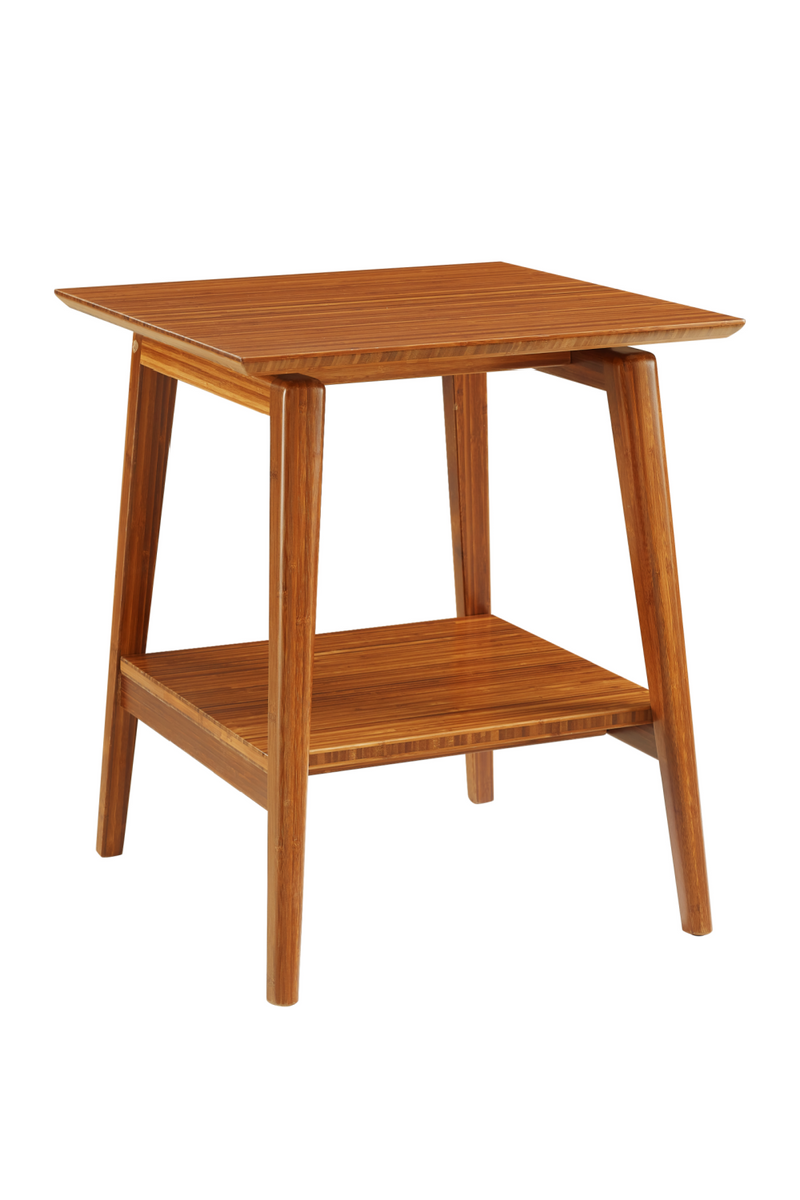 Two-Tiered Bamboo End Table | Greenington Antares | Oroatrade.com