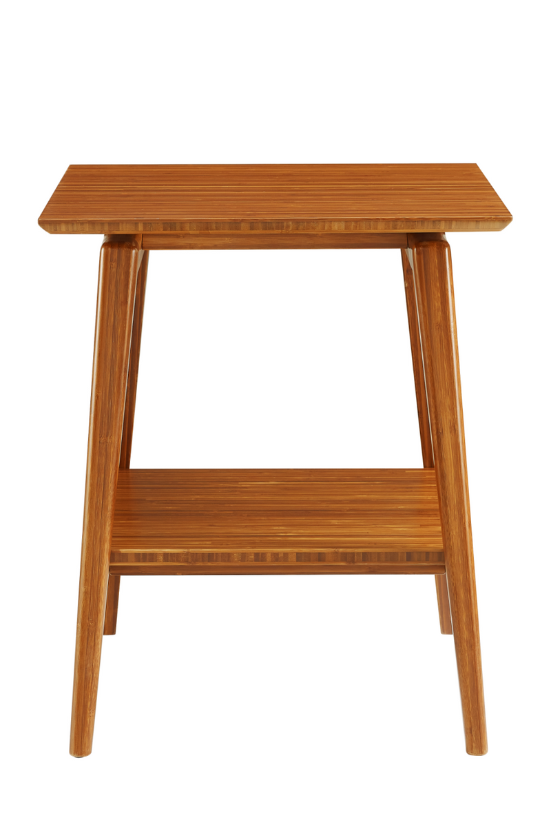 Two-Tiered Bamboo End Table | Greenington Antares | Oroatrade.com