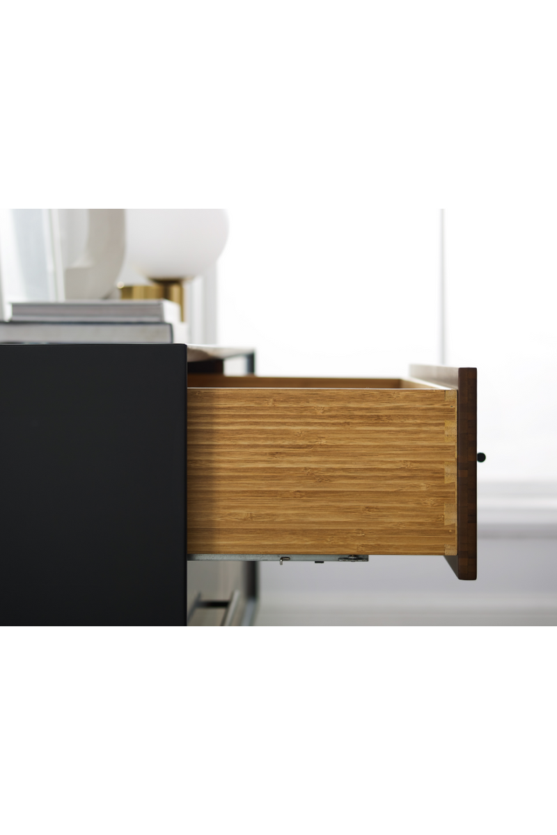 Bamboo Dark High Drawer Chest | Greenington Park Avenue | Oroatrade.com 