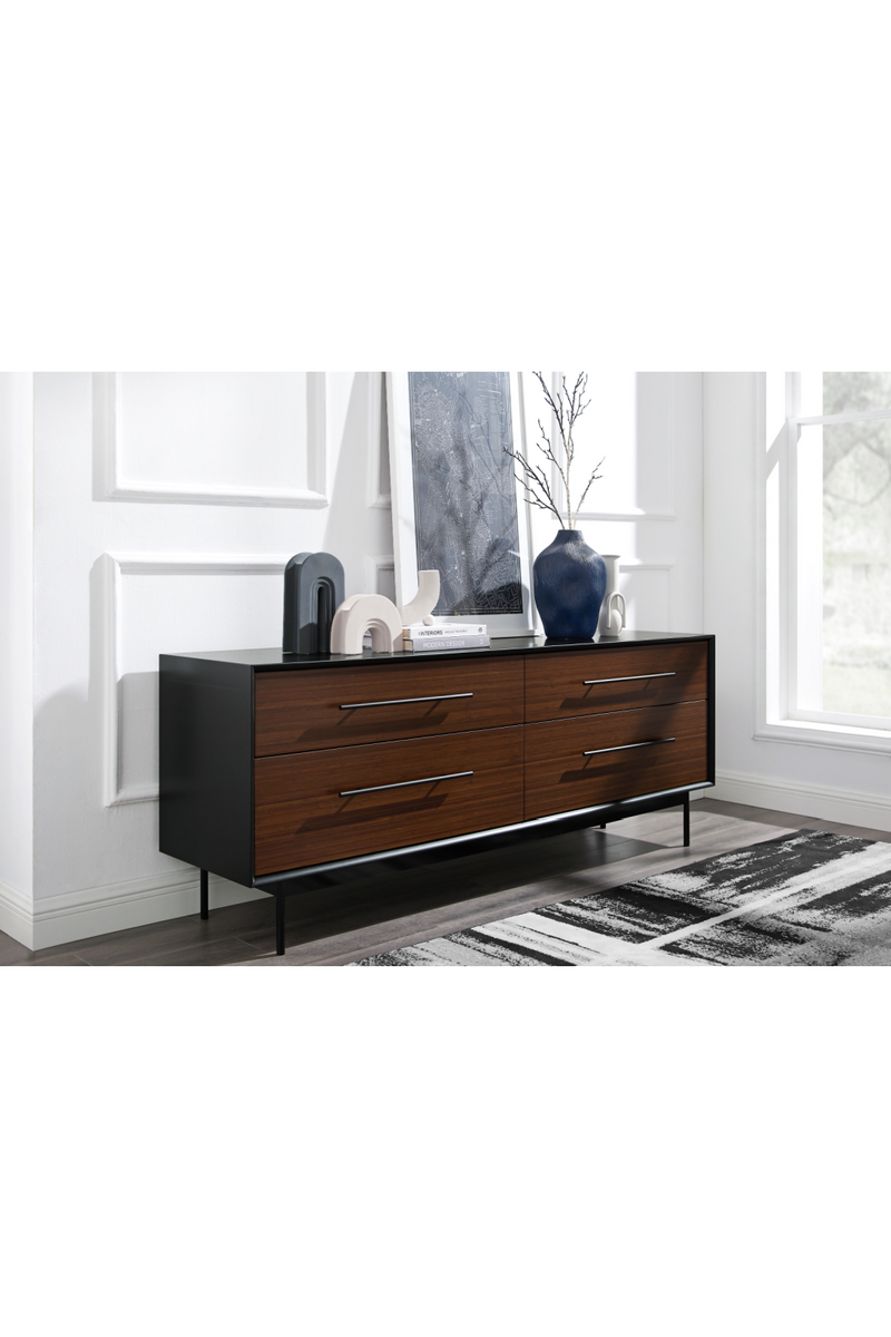 Bamboo Dark High Drawer Chest | Greenington Park Avenue | Oroatrade.com 