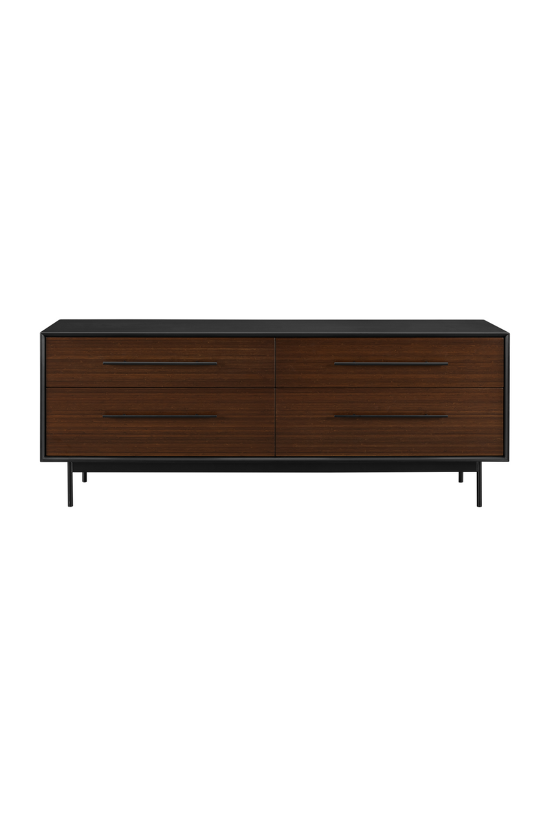 Bamboo Dark High Drawer Chest | Greenington Park Avenue | Oroatrade.com 