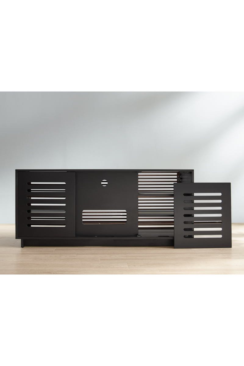 Bamboo 3-Door Media Center | Greenington Rowan | Oroatrade.com