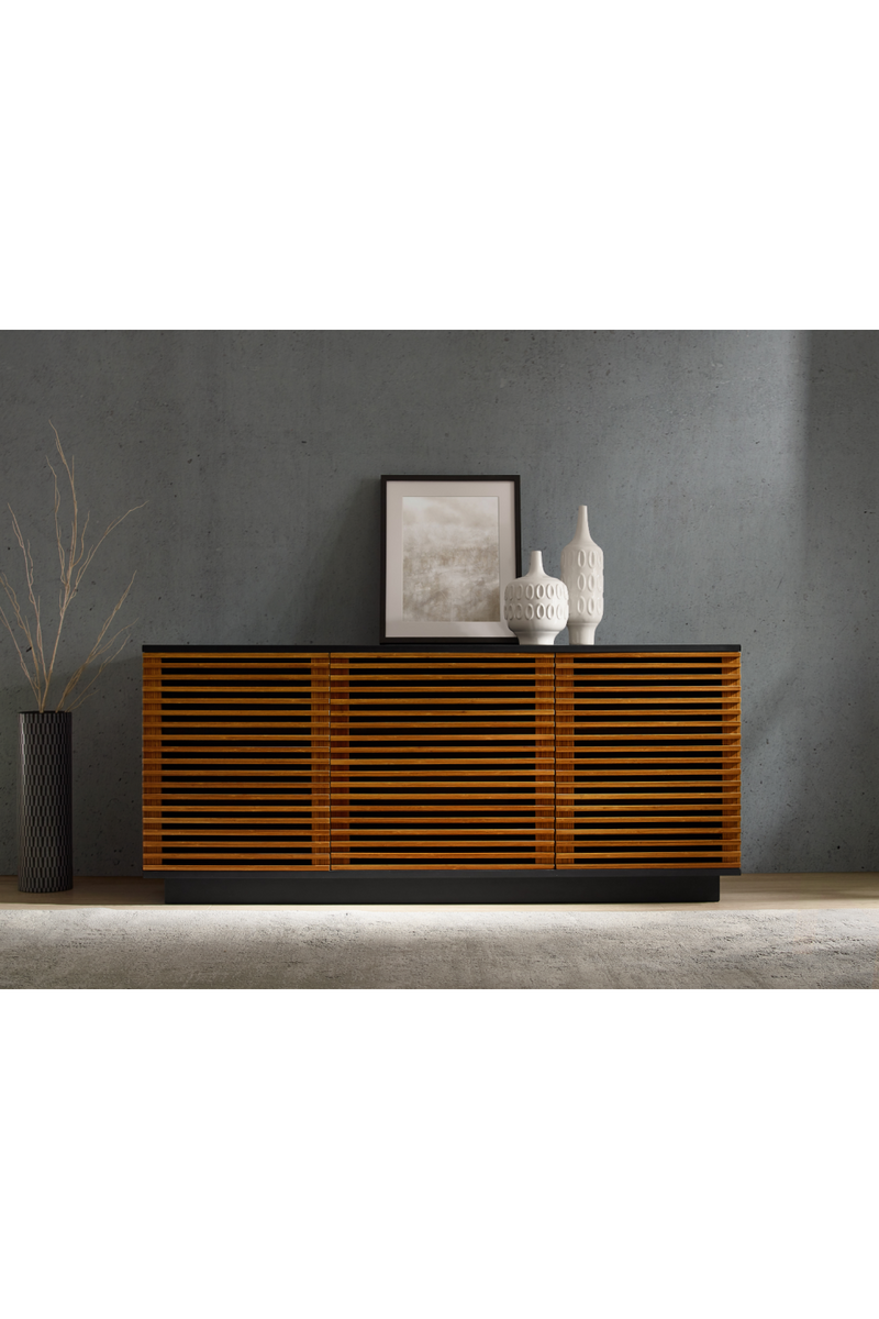 Bamboo 3-Door Media Center | Greenington Rowan | Oroatrade.com