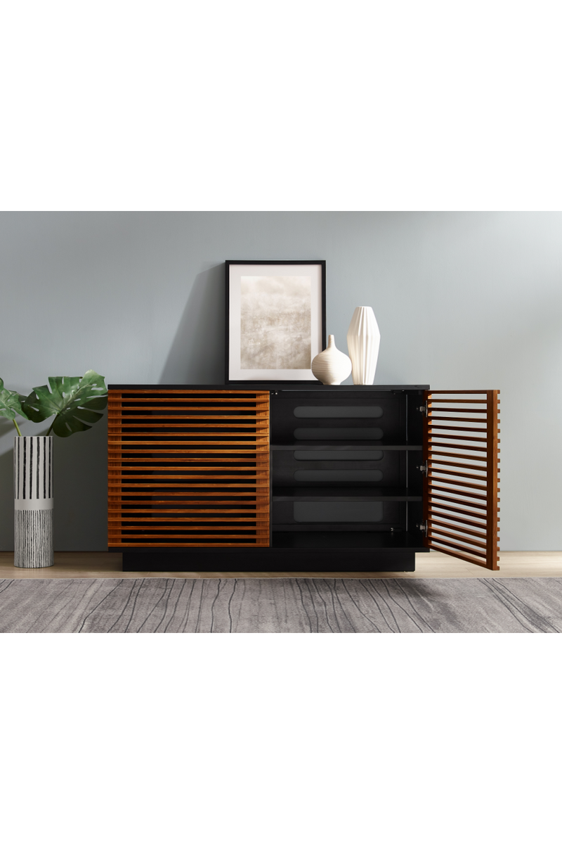 Bamboo 3-Door Media Center | Greenington Rowan | Oroatrade.com