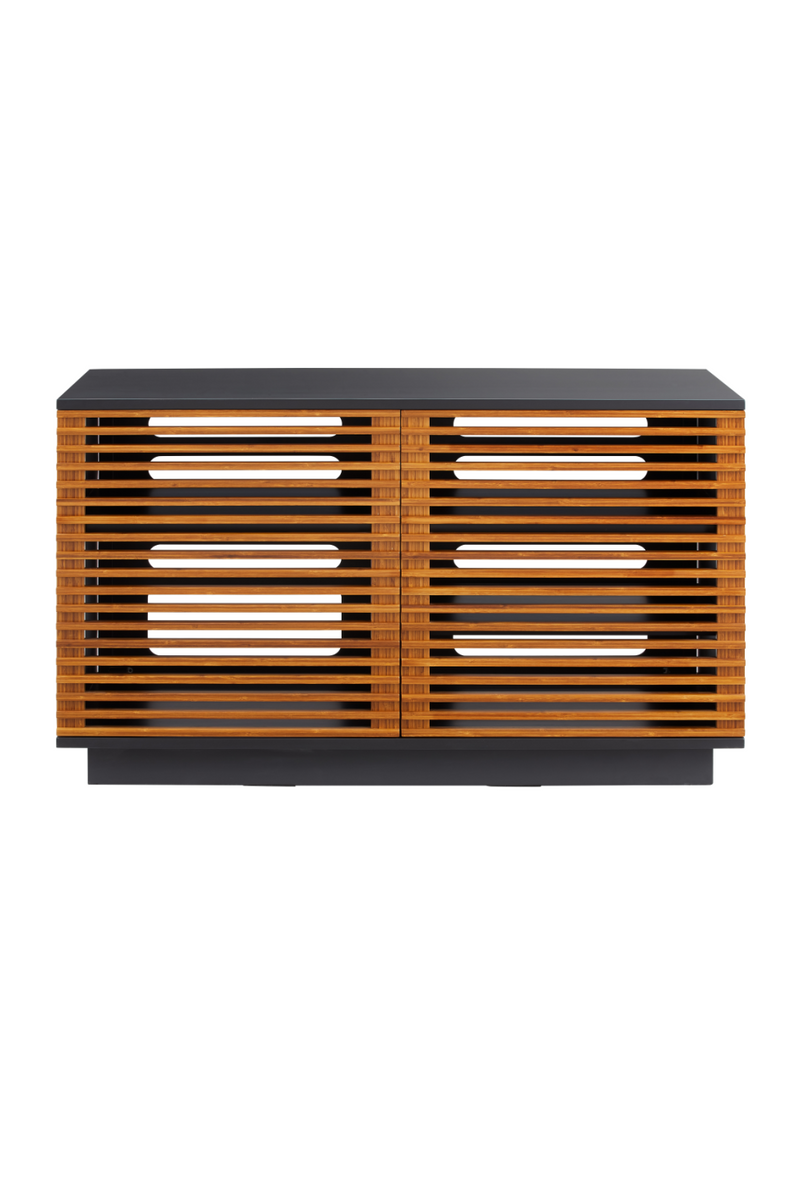 Bamboo 3-Door Media Center | Greenington Rowan | Oroatrade.com